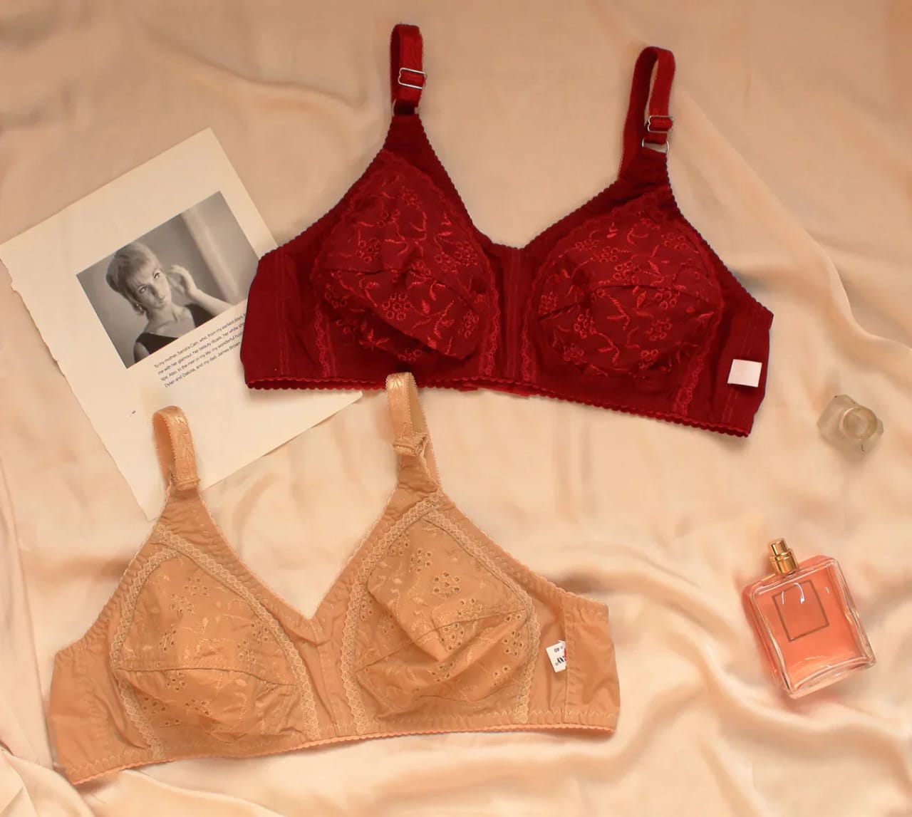 Imported Basic Cotton Chikan Bra